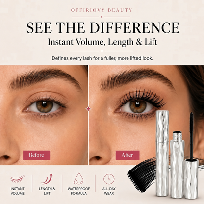LAST DAY - BUY 1 GET 1 FREE💜Waterproof Curling & Lengthening Mascara