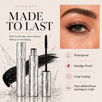 LAST DAY - BUY 1 GET 1 FREE💜Waterproof Curling & Lengthening Mascara